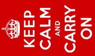 Keep Calm and Carry On Flags